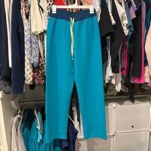 Figs teal pant
